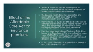 Impact of changes to the Affordable Care Act | PPT