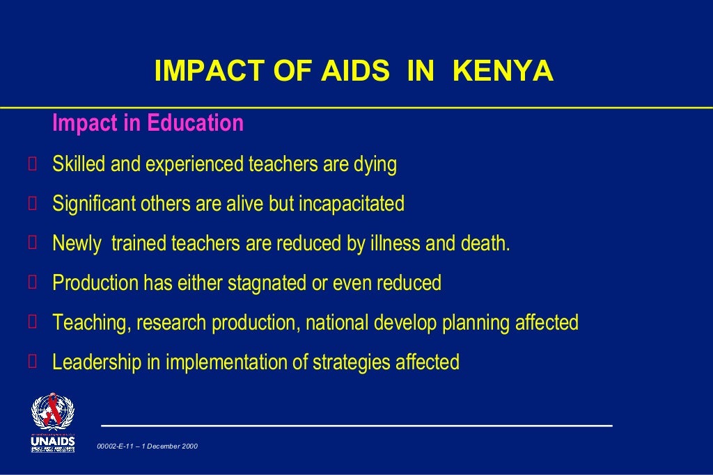 The Impact of HIV/AIDS in Kenya
