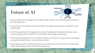 Impact of ai in the construction industry | PPTX