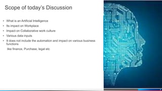Impact of ai on workplace | PPTX