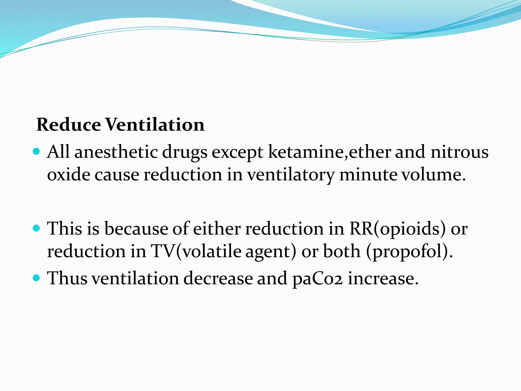 Impact of anesthesia on respiratory system | PPTX