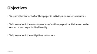 Impact of anthropogenic activities on water resources.pptx
