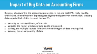 Impact of big data on accounting firms | PPTX