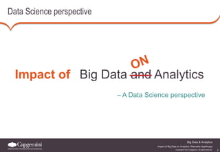 Impact of big data on analytics | PDF