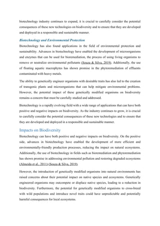Impact of biotechnology on biodiversity.docx