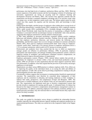 Impact of capacity building & employee | PDF