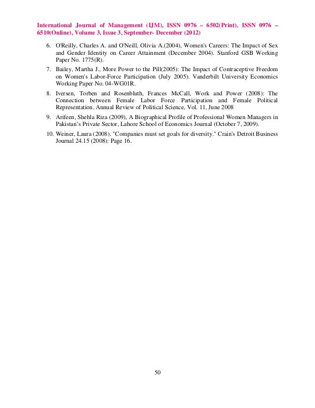 Impact Of Career Enablers And Flexible Working Methods On