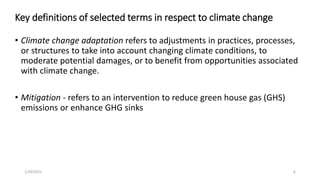 Climate Change Impacts on the Livelihoods of Vulnerable Groups | PDF