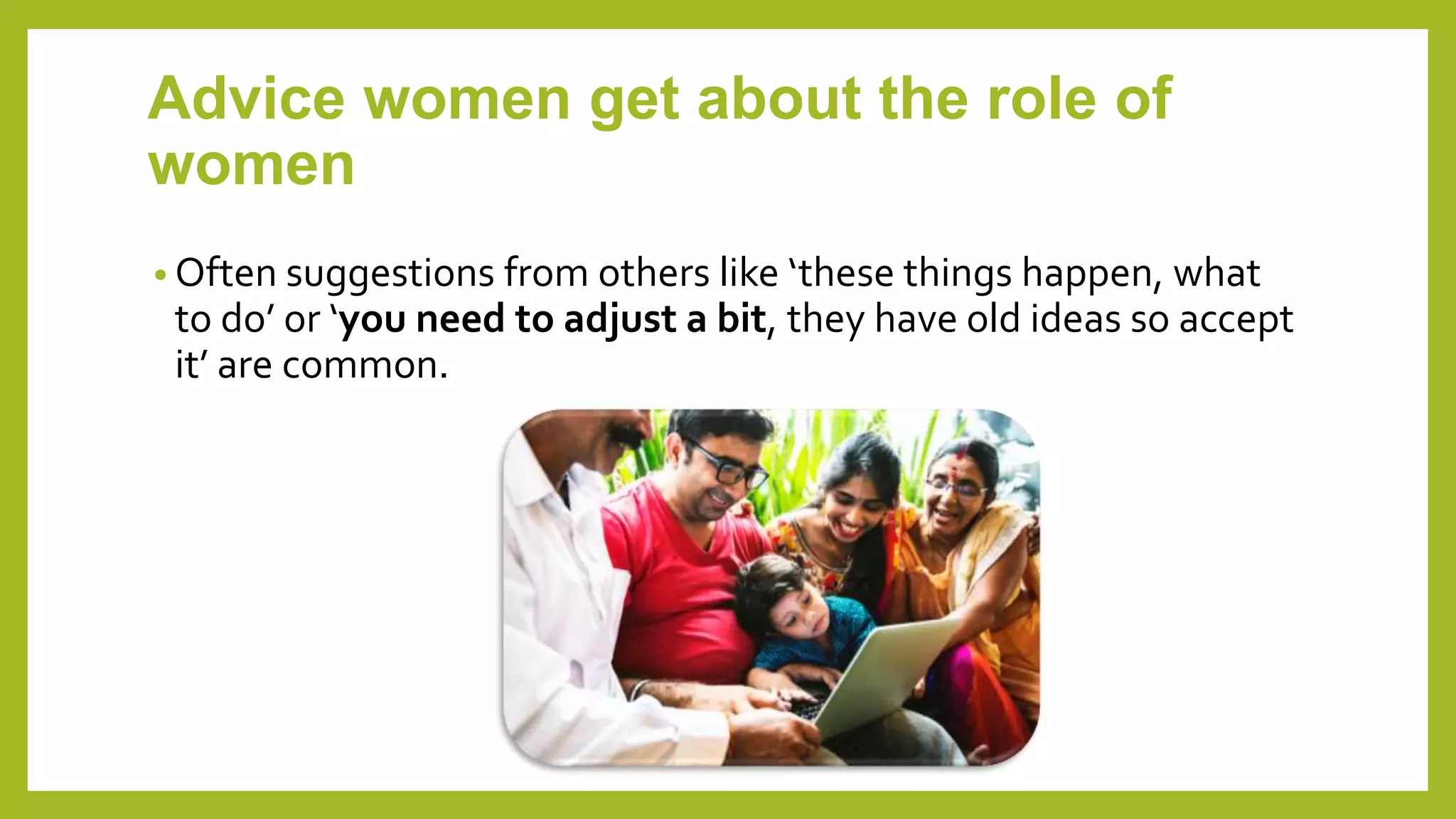 Impact of changing role of women on family | PPTX