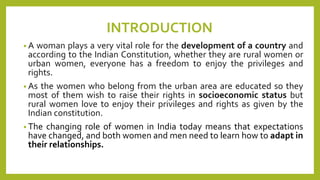 Impact of changing role of women on family | PPTX