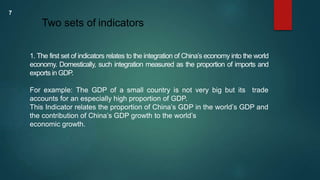 Impact of china on global economic development | PPTX