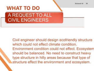 Impact of civil engineering on global warming | PPTX