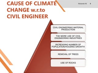 Impact of civil engineering on global warming | PPTX