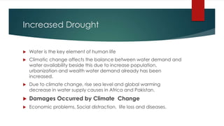 climate change and water resources | PPTX