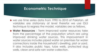 climate change and water resources | PPTX
