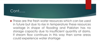 climate change and water resources | PPTX