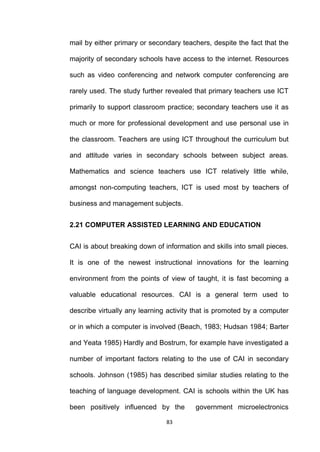 Impact of continuing professional development (cpd) of teachers in information and communication technology to learning science