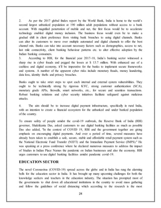 Impact of corona virus on Indian economy | DOCX