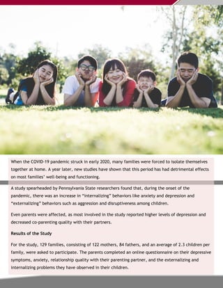 Impact of covid 19 on families’ well-being and functioning | PDF