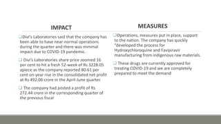 Impact of covid 19 on indian stock market | PPTX
