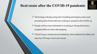 Impact of covid 19 on real | PPT
