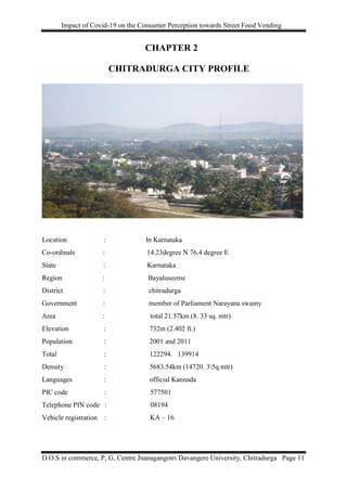 Chitradurga Pin Code Impact of Covid-19 on the Consumer Perception towards Street Food ...