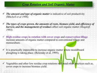 Impact of Crop Rotation in maintaining Soil Fertility | PPSX