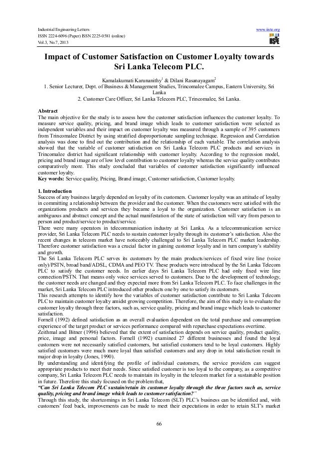 the impact of satisfaction and image on loyalty essay the impact of satisfaction and image on loyalty essay