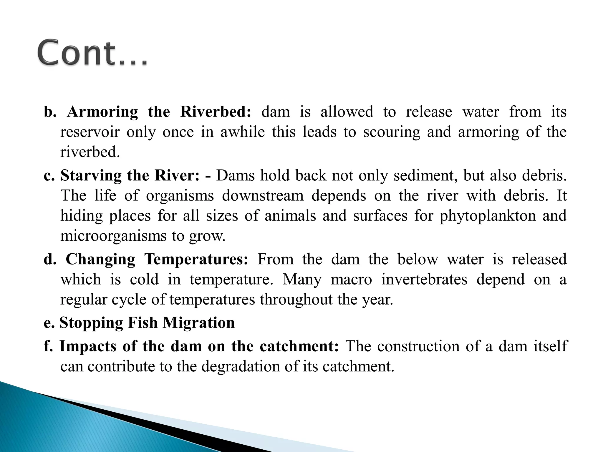 Impact of dams on river | PDF