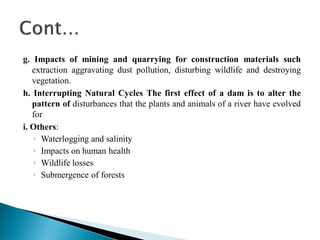 Impact of dams on river | PDF