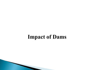 Impact of dams on river | PDF
