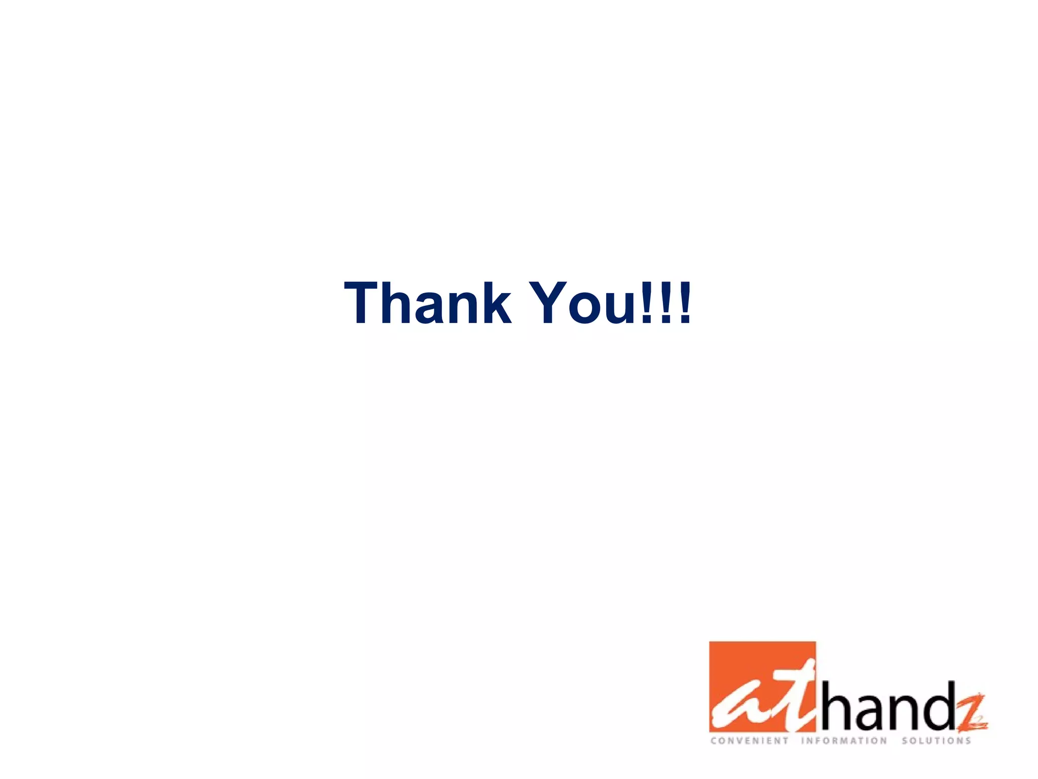 Thank You!!! 