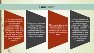 Impact of Digital Economy on the Nigerian National Development – The ...