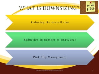 Impact of downsizing | PDF