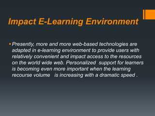 Impact of e learning | PPTX