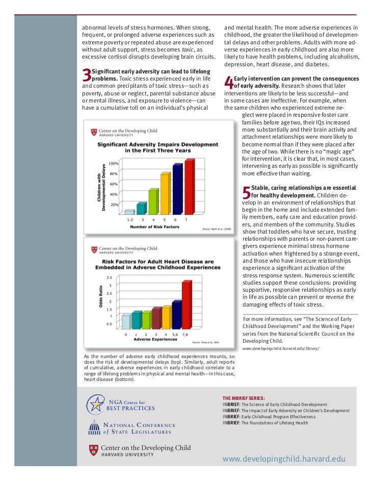 More On Adverse Developmental Impacts >> Impact Of Early Adversity On Children S Development More On Adverse Developmental Impacts >> Impact Of Early Adversity On Children S Development