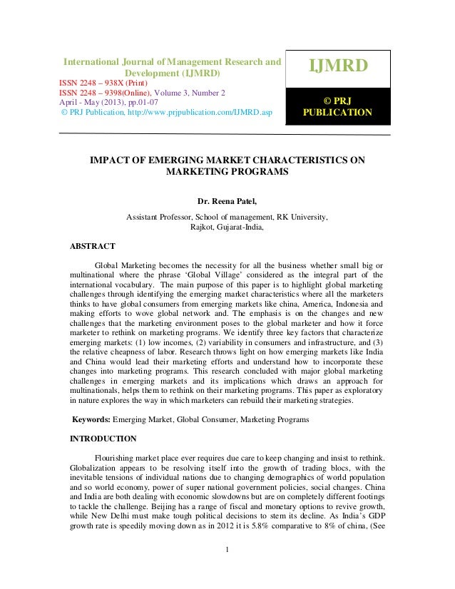impact of emerging markets on marketing Strategies that fit emerging markets tarun khanna what would be the impact of that change in customer focus may warrant an entirely different marketing and. impact of emerging markets on marketing Strategies that fit emerging markets tarun khanna what would be the impact of that change in customer focus may warrant an entirely different marketing and.