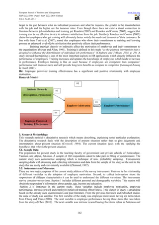 Impact of employee motivation on employee performance | PDF