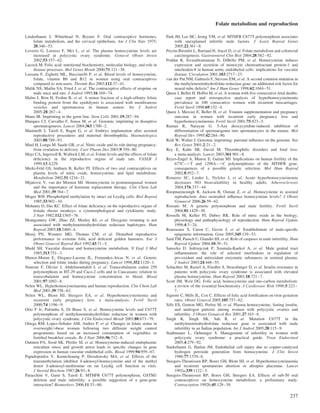 Impact of Folate and Homocysteine Metabolism on Human Reproductive ...