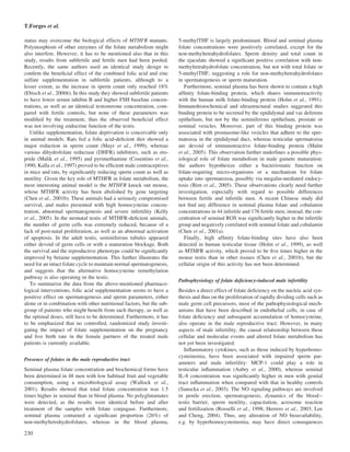 Impact of Folate and Homocysteine Metabolism on Human Reproductive ...