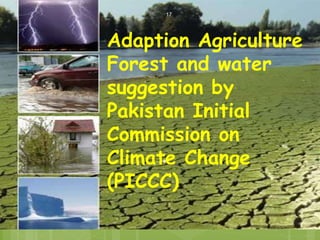 Impact of global climate change new n agriculture A Presentation By Mr ...