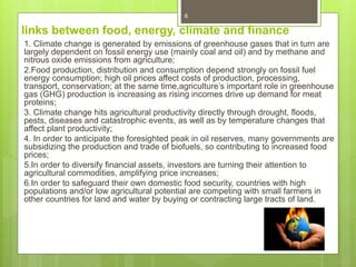 Impact of global climate change new n agriculture A Presentation By Mr ...