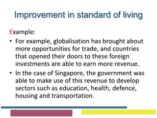 examples of globalisation in singapore