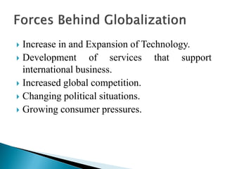 Impact of globalization | PPT