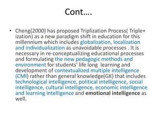 Impact of globalization on educational reform and practice | PPTX