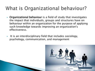Impact of globalization on organizational behavior | PPTX
