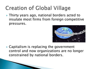 Impact of globalization on organizational behavior | PPTX