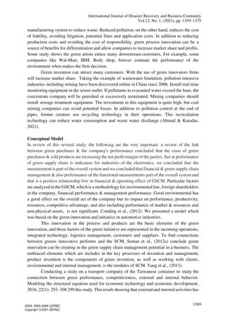 Impact of Green Supply Chain Management Practices on Environment ...