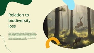 Impact of Habitat Change.pptx on animals | PPTX