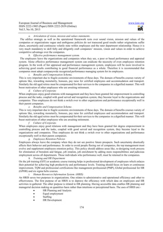 Impact of human resources management practices on turnover ...